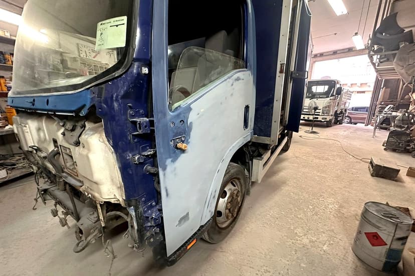 Bodywork repair - before stage